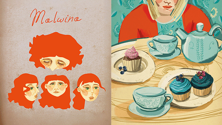 M. Kumorek-Barańska, Malwina - ilustracje cyfrowe